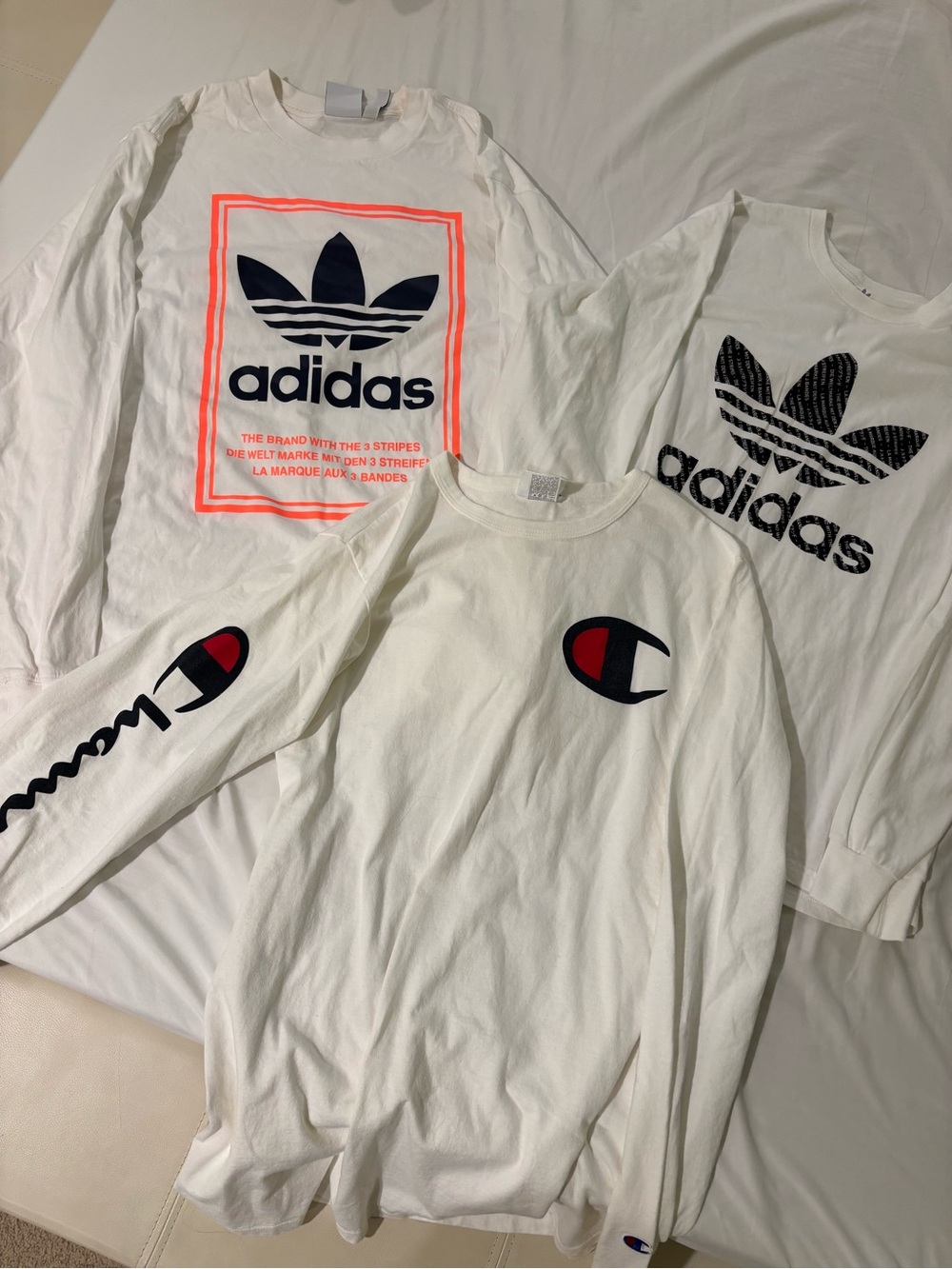 ✨ 3 SHIRT BUNDLE ADIDAS/CHAMPION ✨